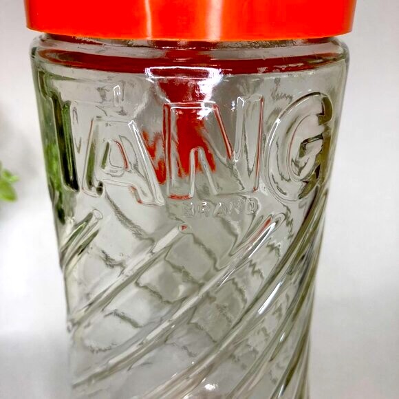 Vintage Anchor Hocking Tang Pitcher/Carafe Orange Lid Retro 1970's - Picture 3 of 8